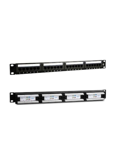 Powermaster Pm-4494 24 Lü Utp Cat6 Patch Panel