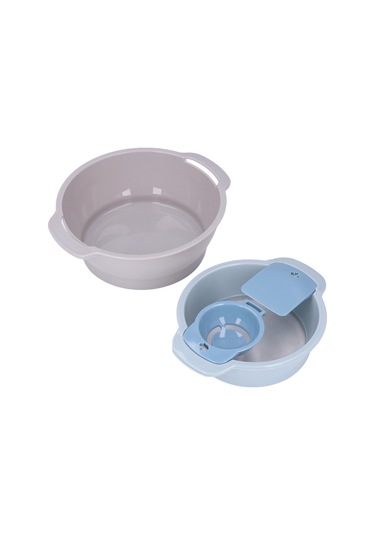 Konesam Mutfak Fırın Aleti: 4 Parça Pp Malzeme Toz Eleği, Derin Tabaklı, Taşınabilir Ve Yığılabilir Tasarım Diğer