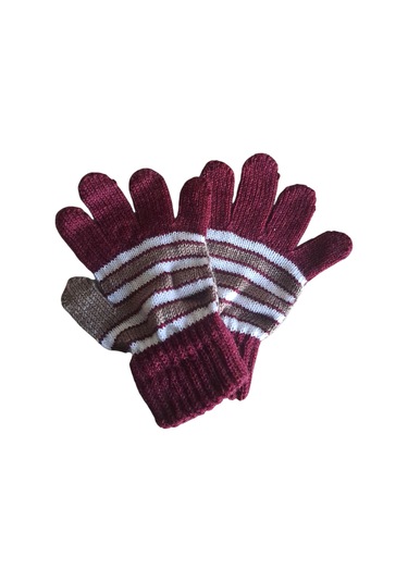 Eleven Markets Kışlık Erkek Çocuk Eldiveni Bordo 4-8 Yaş Bordo