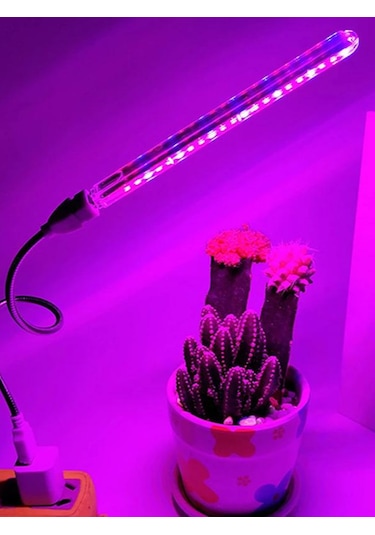 Taşınabilir Bitki Büyütme Lambası 21 Led Mor Stick Led Aydınlatma