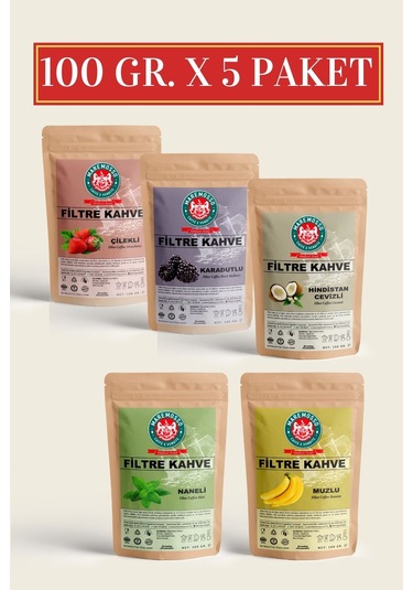 Mare Mosso Filtre Kahve Tanışma Seti 5 x 100 G