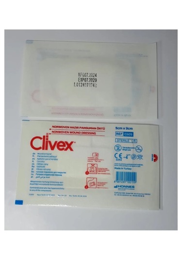 Hazır Pansuman Örtü Nonwoven 5cmx9cm 50adet C609