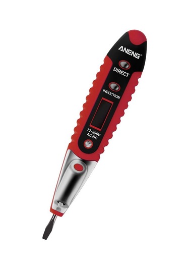 Singree Aneng Vd700 Çok Fonksiyonlu Elektrik Test Kalemi - Ac/dc, Kırık Nokta Tespiti, Led Fenerli Pil Dahil Değil Kırmızı