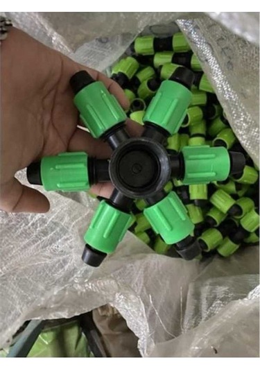 Trendooze 6 Yollu Dişli Damlama Hortumu Konektörü 7127 - Unik Dişli Bağlantı Seti Diğer