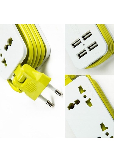 Joyjadehub Avrupa Standartlarında Güç Şeridi, Abd