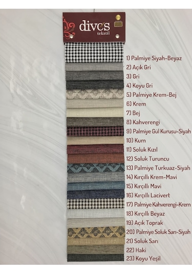 Begonvil Keten Serisi Premium 1. Kalite Döşemelik Kumaş [23 Renk]