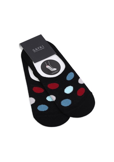 Siyah İkili Puantiyeli Pamuklu Babet Çorap 17143024a003 002 Asker Yeşili