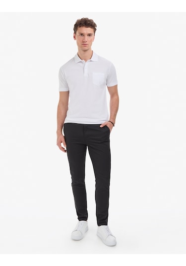 Pierre Cardin Erkek Beyaz Tişört Basic 50325290-vr013