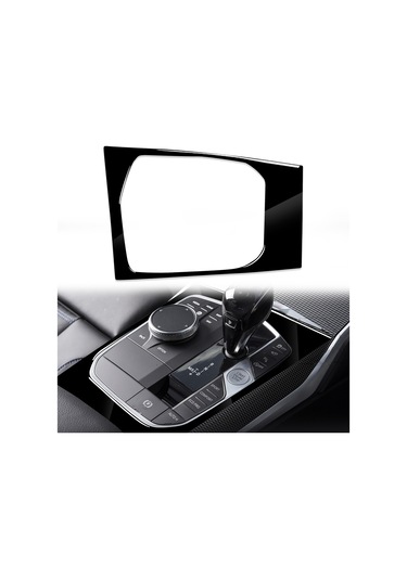 Araba Sağ Sürücü Dişli Paneli Dekoratif Etiket Bmw Serisi 3 G20 G28 325li 330d 335 2019-2020 Siyah 1 Adet