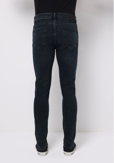 Colins Slim Fit Erkek Koyu İndigo Jean Pantolon Cl1076963 Q1.v1 Dn44597 Denim