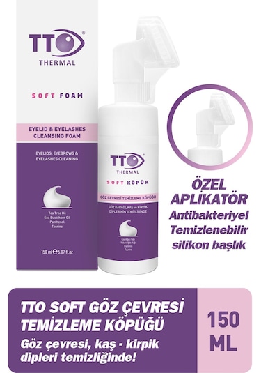 Tto Soft Aplikatörlü Göz Çevresi Temizleme Köpüğü 150 ML
