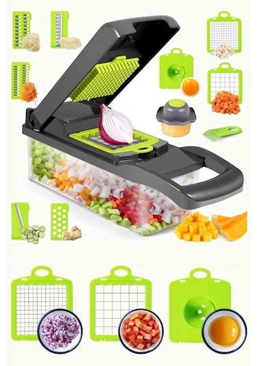 Küp Rende Doğrayıcı Dicer Mandolin Dilimleyici Kesici Mutfak Seti