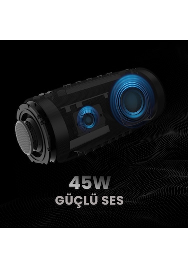 HiFuture Gravity BT 5.3 45W IPX7 RGB TWS EQ Bass Boost Hoparlör