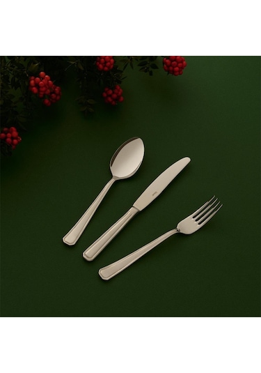 Hisar Maksim 30 Parça 6 Kişilik Çatal Kaşık Bıçak Takımı Inox