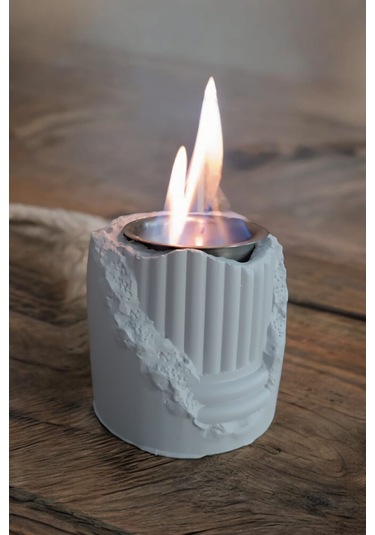 Şık Ve Dekoratif Ateş Çukuru Beyaz