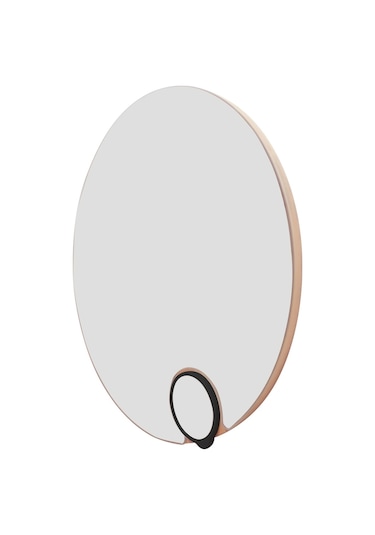 Akis 20 Duvar Aynası Meşe Beyaz