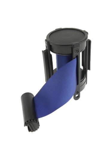 Suntek Stanchion Sıra Bariyeri Uzatılmış Geri Mavi Mavi