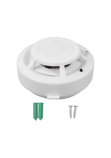 Duman Dedektörü Ses Işık Yangın Alarm Koruması Ev Güvenlik Sistemi Duman Sensörü Alarmı 9 İla 12v