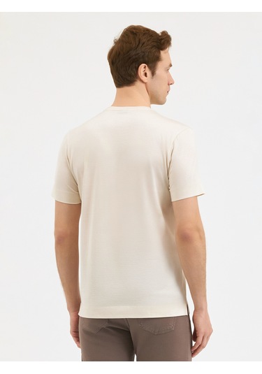 Karaca Erkek Modern Fıt Tişört-ekru 11.25s.06.607 Ekru