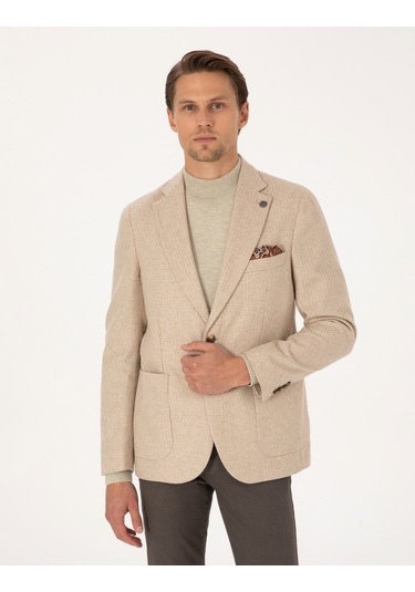 Pierre Cardin Erkek Bej Ceket 50313336-vr011 Bej Pierre Cardin Erkek Bej Ceket 50313336-vr011 Bej