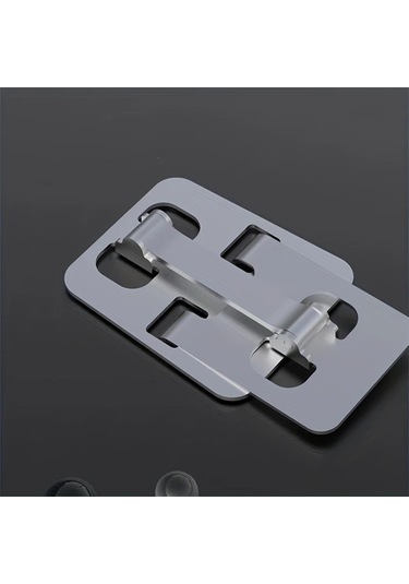 Chenkestoreone Aurora Gümüş Tüm Metal Katlanır Çok Açılı Telefon Tablet Tutucu Aurora Gümüşî