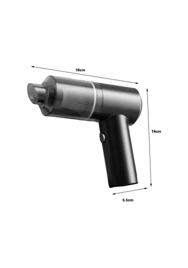Şarjlı Çok Fonksiyonlu El Süpürge Mini Vakumlu Araç Süpürge