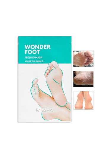 Missha Ölü Deri Ve Çatlaklar için Soyulabilen Ayak Peeling Maskesi Wonder Foot Peeling Mask 50 ML