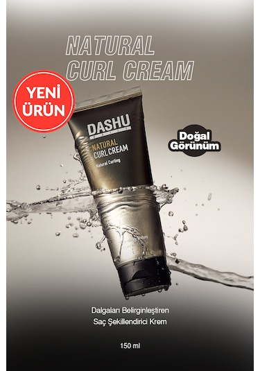 Dashu Daily Natural Curl Dalgaları Belirginleştiren Saç Şekillendirici Krem 150 ML