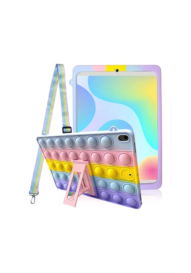 İpad Mini 4-5 Nesil İle Uyumlu Kılıf Popit Tablet Kılıfı Askılı Standlı Arka Kapak