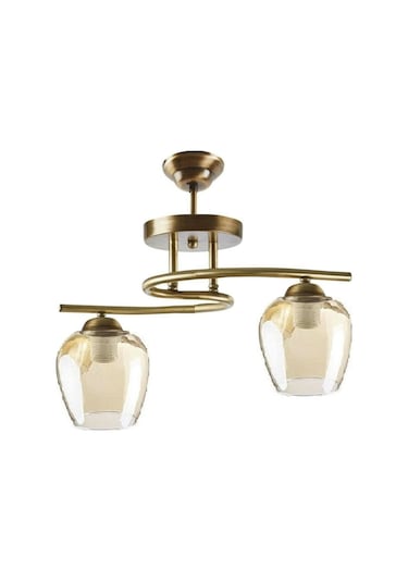 Fuji Salon - Mutfak - Yatak Odası Eskitme Kasa Bal Camlı Ikili Avize Diğer