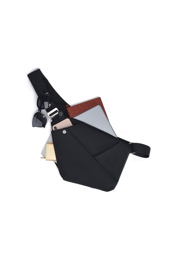 Erkek Ve Kadınlar İçin Geniş Kapasiteli Çapraz Askılı Sırt Çantası, Şık Ve Hafif Spor Seyahat Çantası, Günlük Kullanım İçin Pratik Çapraz Çanta Modelleri Siyah