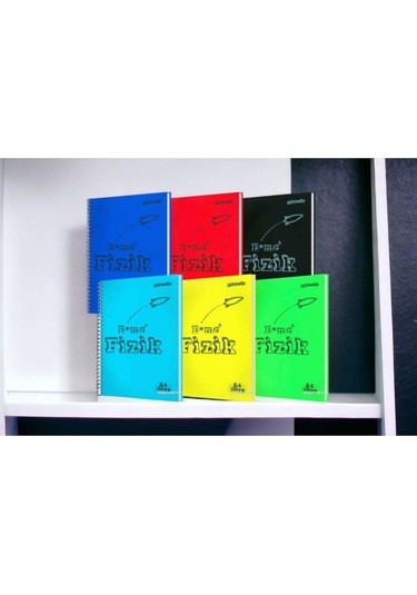 1 Adet Mynote Telli 100 Yaprak Kareli Kimya Defteri Plastik Kapak Karma Renk Yollanacaktır Fizik
