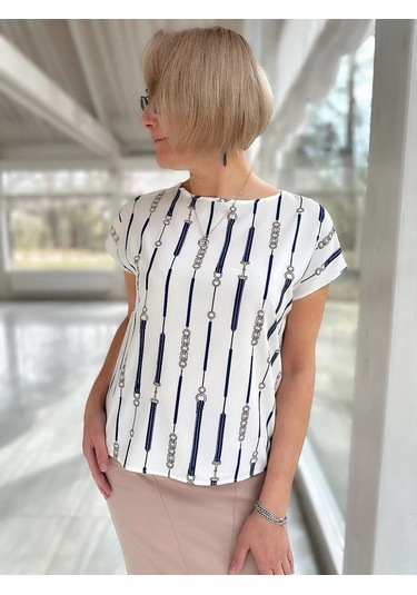 Nıka & Collectıon Ceket Altı Giyilebilen Kısa Kollu Bluz 221901284