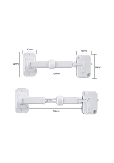 Sones Pencere Limator Kilidi Çocuk Emniyet Kilidi Hırsızlık Önleyici Pencere Kilidi Gri