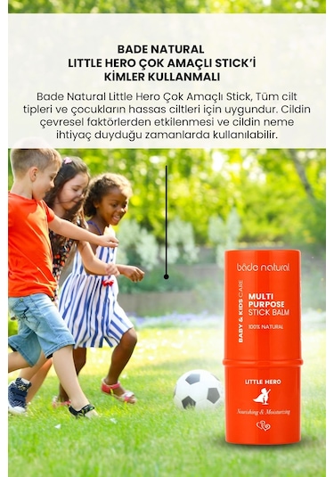 Little Hero Doğal Stick Onarıcı Ve  Çok Amaçlı