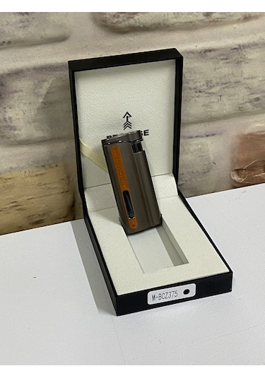 Promise Marka Füme Renk Gaz Göstergeli Gazlı Kişiye Özel Çakmak