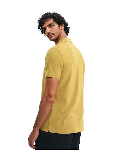 Ar-ma Erkek Battal Büyük Beden Basic % 100 Pamuk Pike Polo Yaka Tişört Y29374870302 Sarı