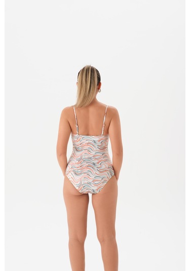 4194my Kaplı Mayo Ekru Çok Renkli