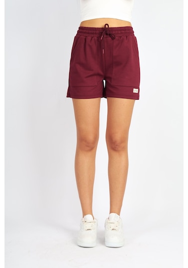 Soft&Basic Bordo Modal Rahat Kumaş Şort Bordo