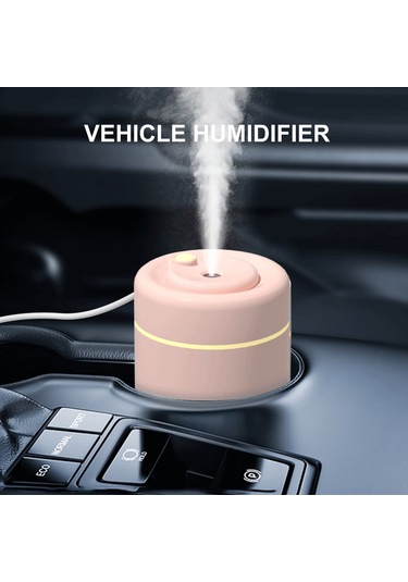 Hangfox Usb Nemlendirici 180ml Ev/ofis/araç İçin Isınır Işıklı Gece Lambası Otomatik Kapanma Beyaz