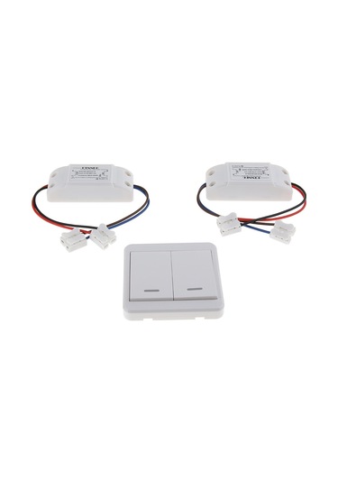 Homyl Çift Kanallı Ac85-260v 433.92mhz Rf Kablosuz Anahtar Tarif Edildiği Gibi