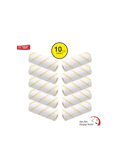 Parmak Rulo Yedeği Kalorifer Rulosu Yedeği 10 Cm 10 Adet