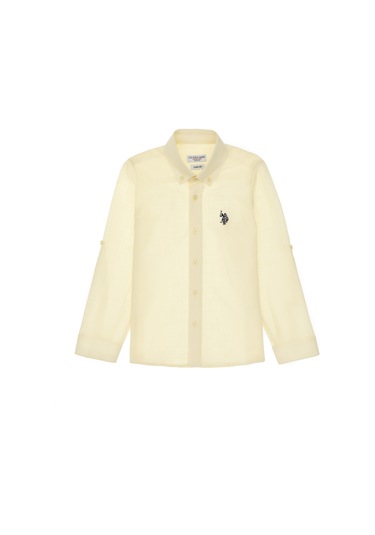 U.s. Polo Assn. Erkek Çocuk Limon Gömlek Basic 50306583-vr035 Lımon