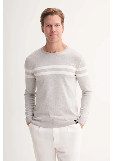 Cazador Gri-beyaz Erkek Kazak 33025 Gri-beyaz