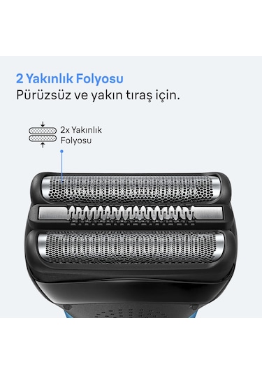 Braun Series 3 Elektrikli Tıraş Makinesi, Islak Ve Kuru, 310s 1 Saat