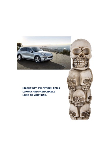 Springsun Kemerli Kaskı Modeli Evrensel Manuel Vites Arabaları İçin Vites Çubuğu Kapağı - Dayanıklı Reçine Ve Metal Malzeme İle Kolay Kurulum