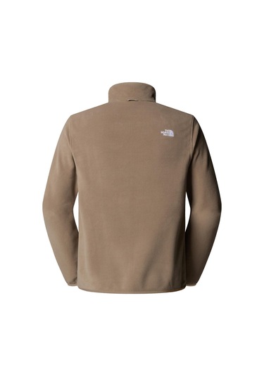 The North Face Erkek Glacier Tam Boy Fermuarlı Polar Nf0a8d0rbow1 Kahverengi