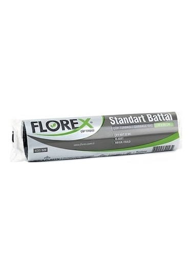 Florex Battal Boy Çöp Poşeti 140 G Siyah 72 x 95 CM