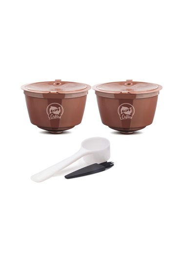 Kahverengi İ Cafilas Dgpc03 Yeniden Kullanılabilir Doldurulabilir Kahve Kapsül Filtresi Gı Krema Yapımcısı Kahve Mk. Aks. 56600400