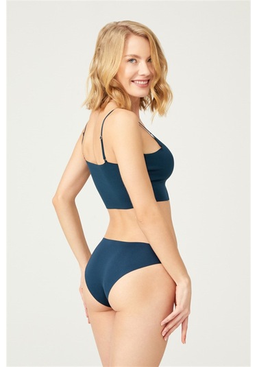 Basic İz Yapmayan Lazer Kesim Kadın Bikini Külot 7'li Paket Asorti 2 Çok Renkli